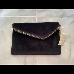 COPY - Black velvet clutch